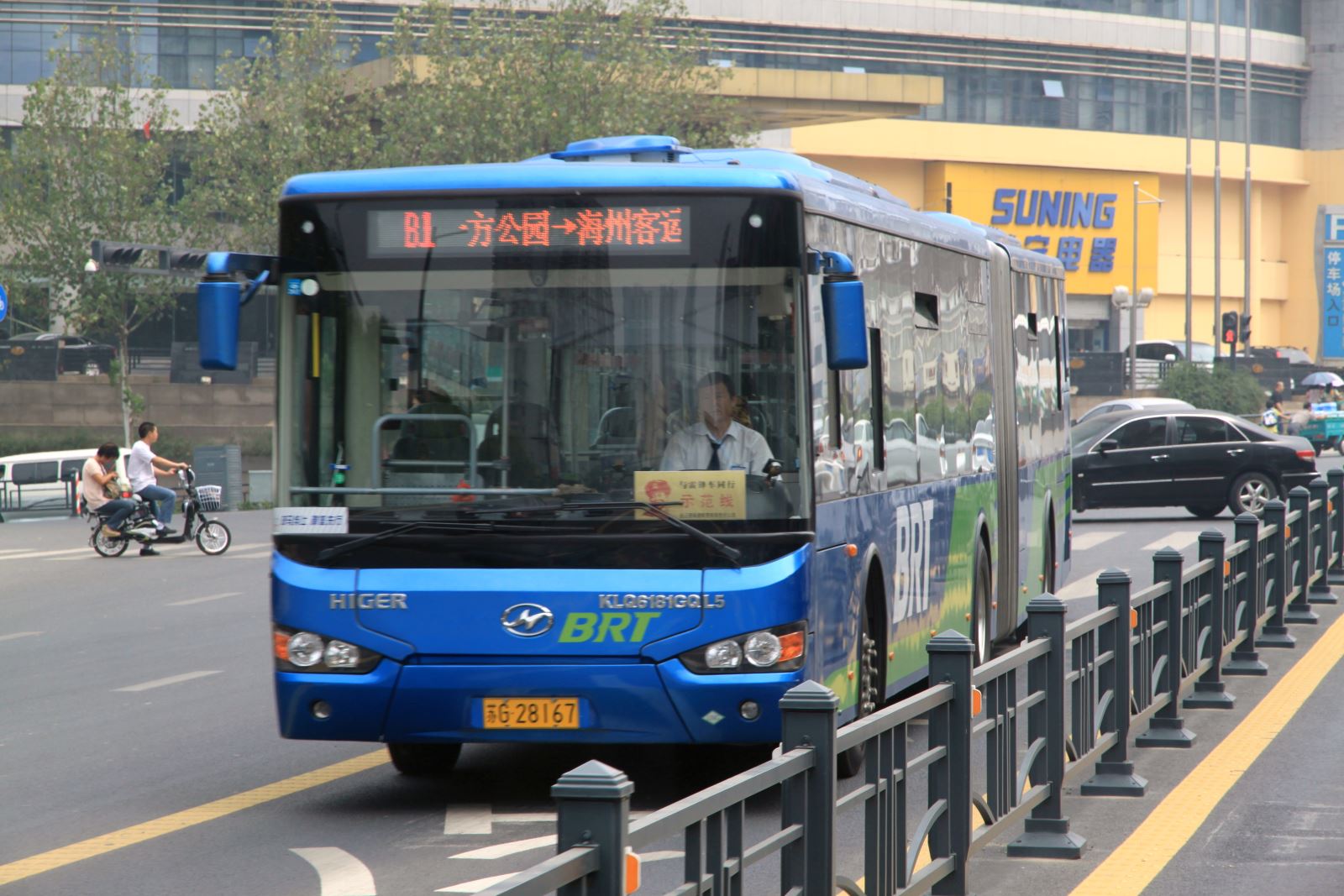 你發(fā)現(xiàn)了嗎？連云港的清潔能源公交車越來越多了！