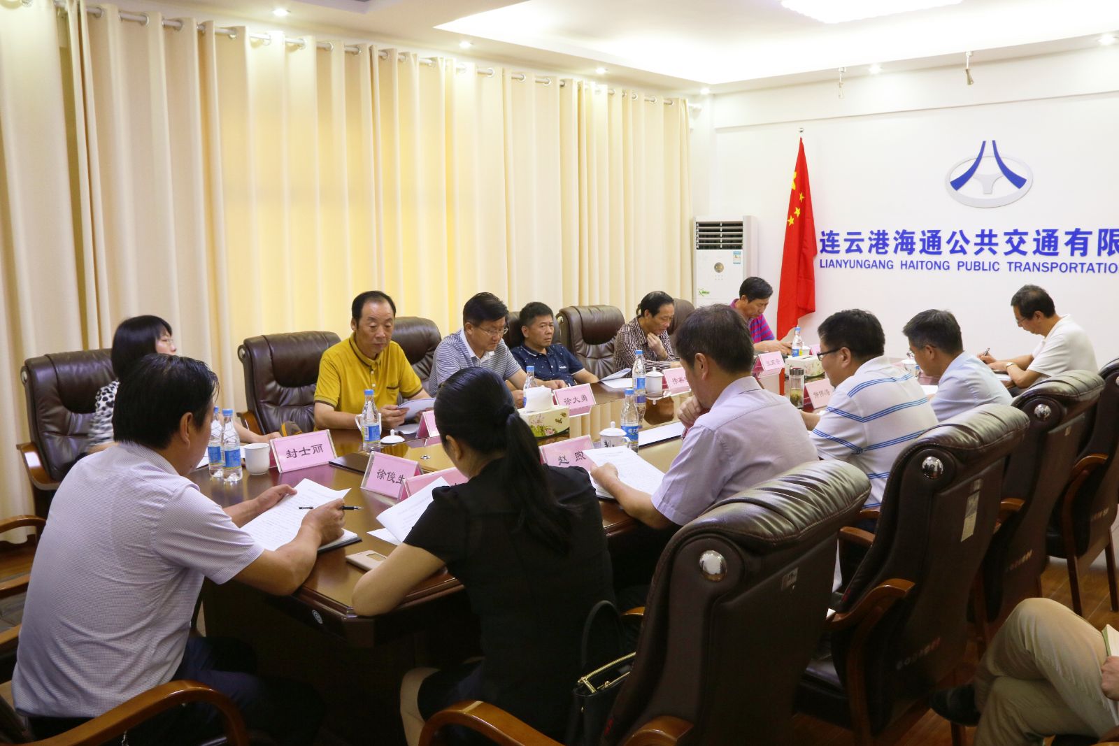 市人大常委會領導蒞臨海通公交專題調研